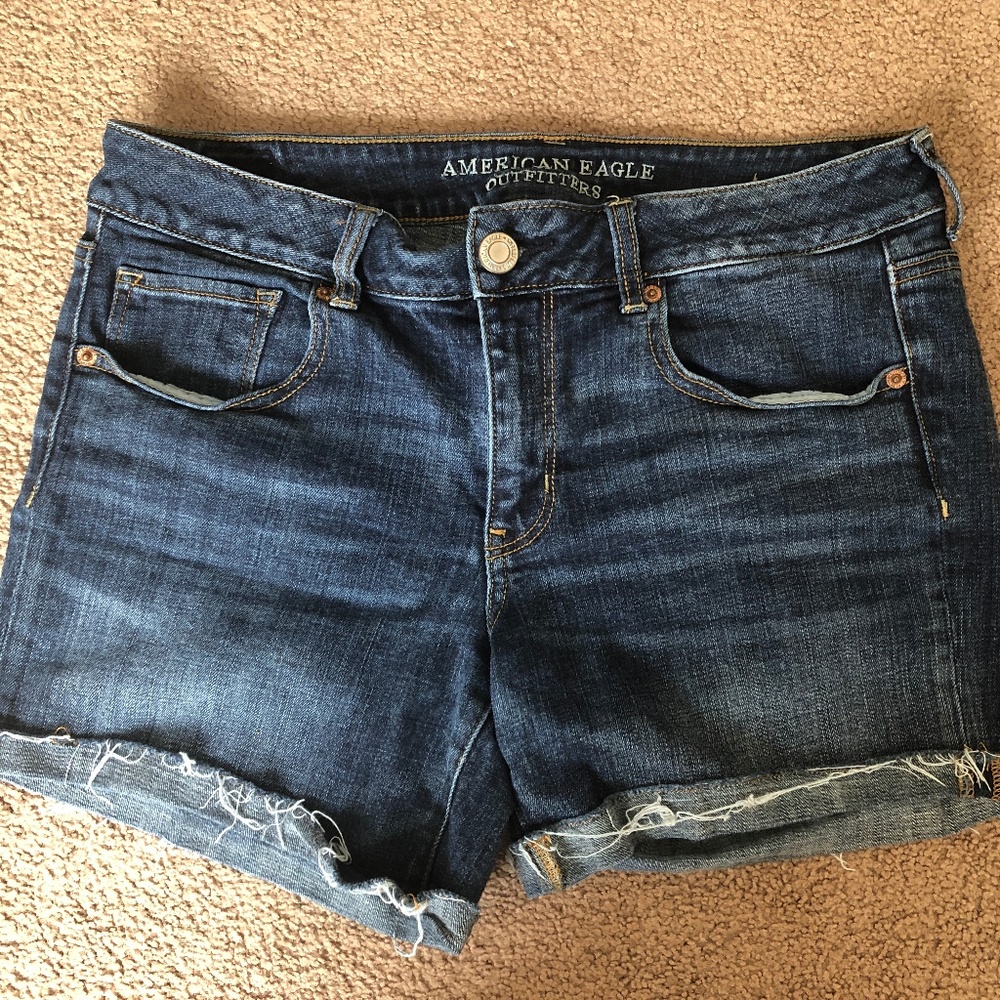 AMERICAN EAGLE HIGH WAISTED STRETCH SHORTS